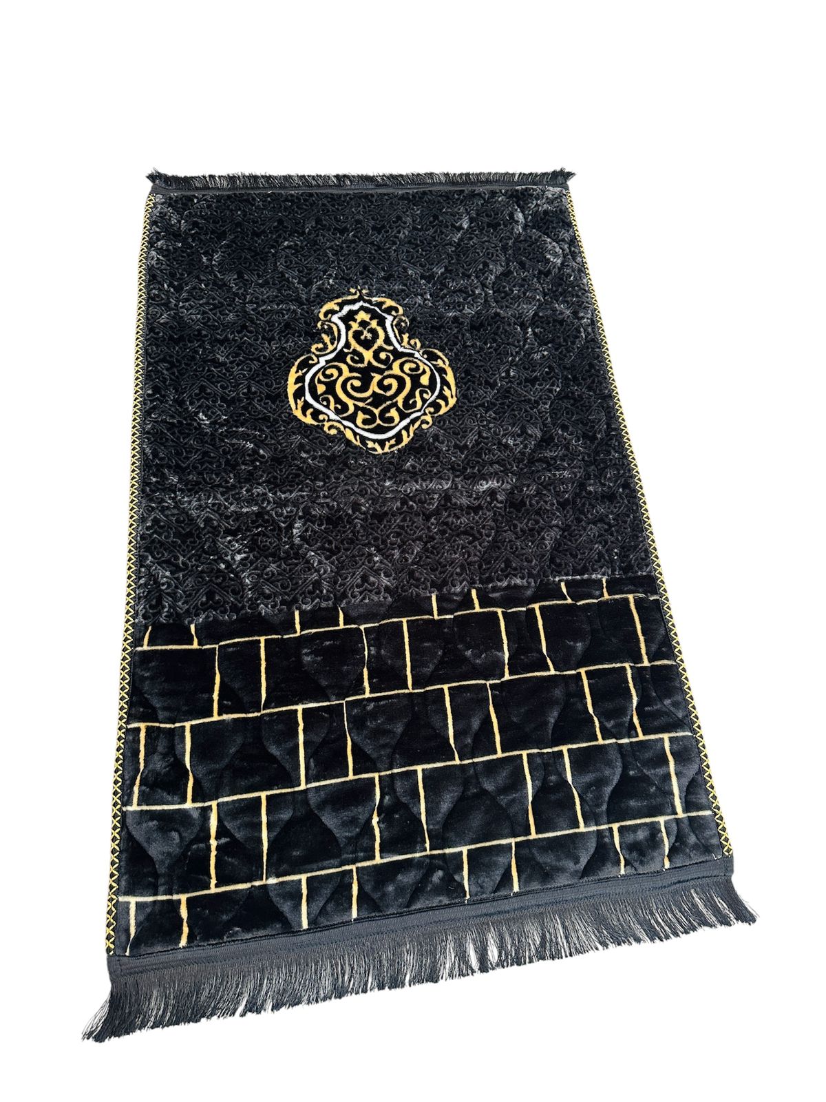 Janamaz Premium Velvet Quilted Prayer
